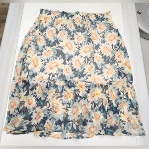 NWT XL Lauren Conrad market blooms Mini skirt
